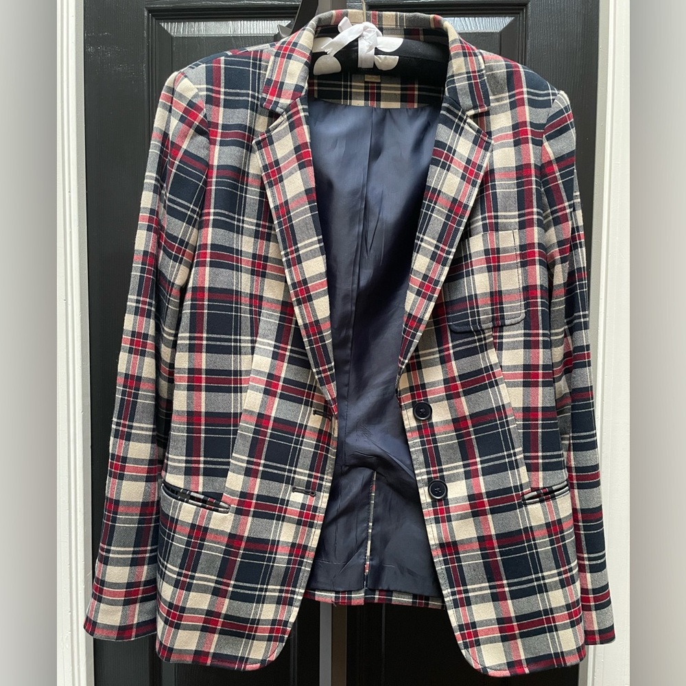 GUC Tommy Hilfiger Plaid Blazer 🧥